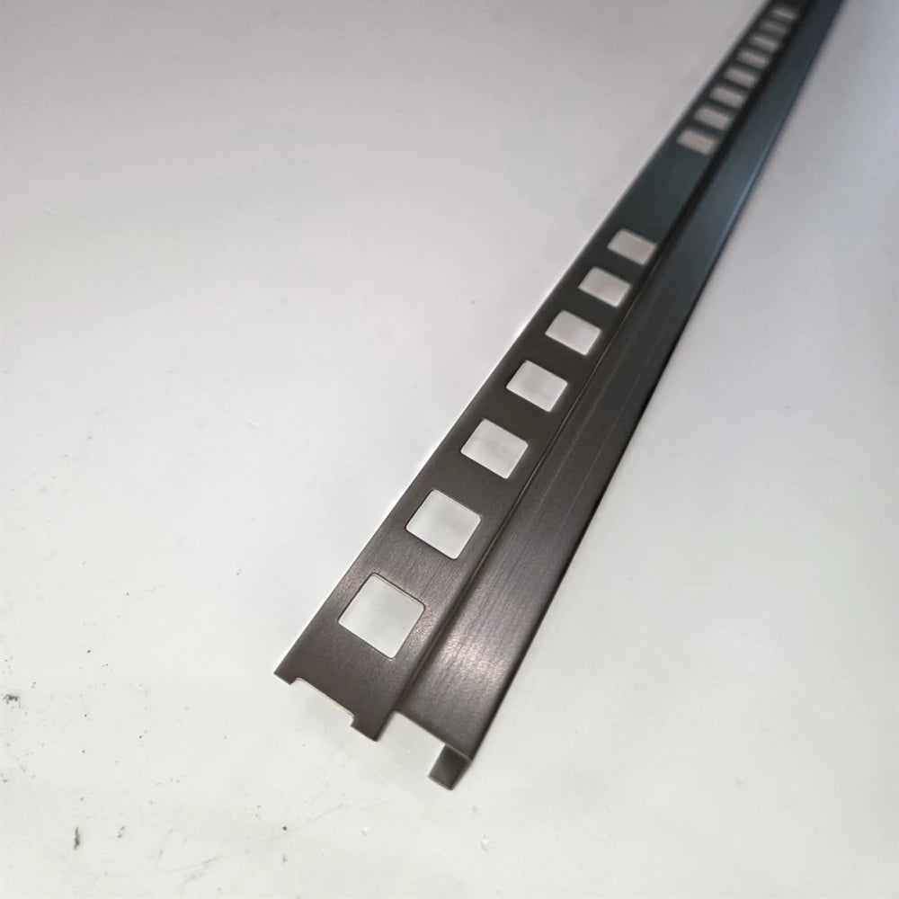 Profil colt exterior 12 x 12 mm inox patrat gresie faianta auriu antic