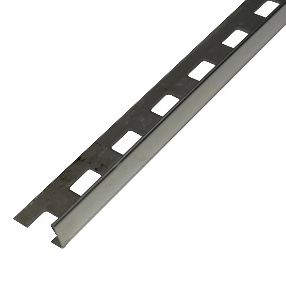 Profil terminatie gresie faianta, drept, 10 mm, inox, crom oglinda
