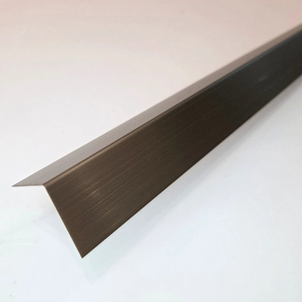 Profil L colt inox auriu antic 30x30mm