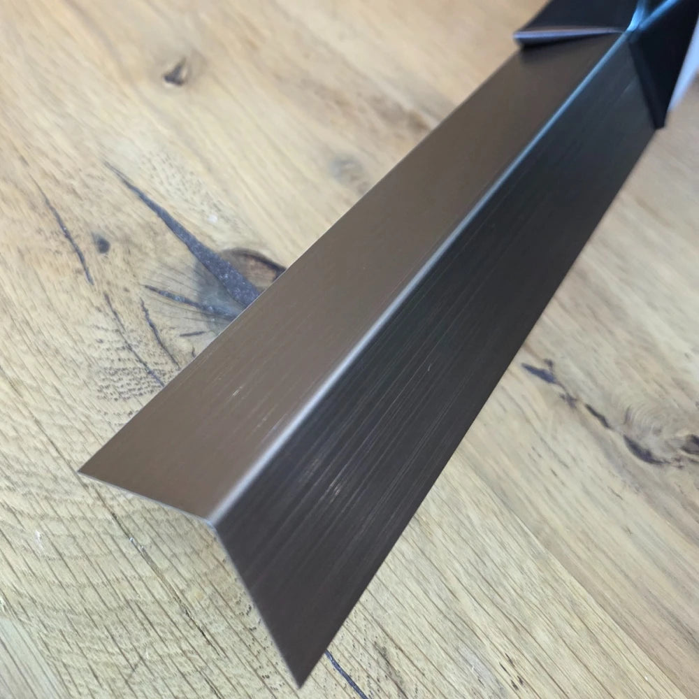 Profil L colt inox auriu antic 30x30mm