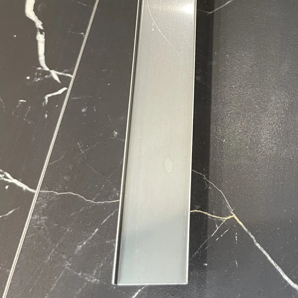 Profil U decorativ din inox 304 negru oglinda 30 x 9 x 2700 mm