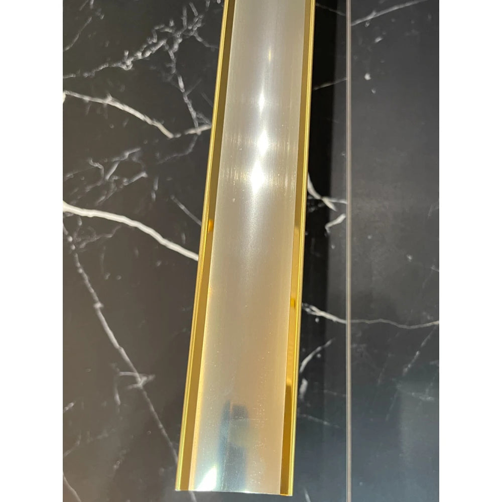 Profil prag usi/pardoseli 38 x 2700 mm inox auriu oglinda