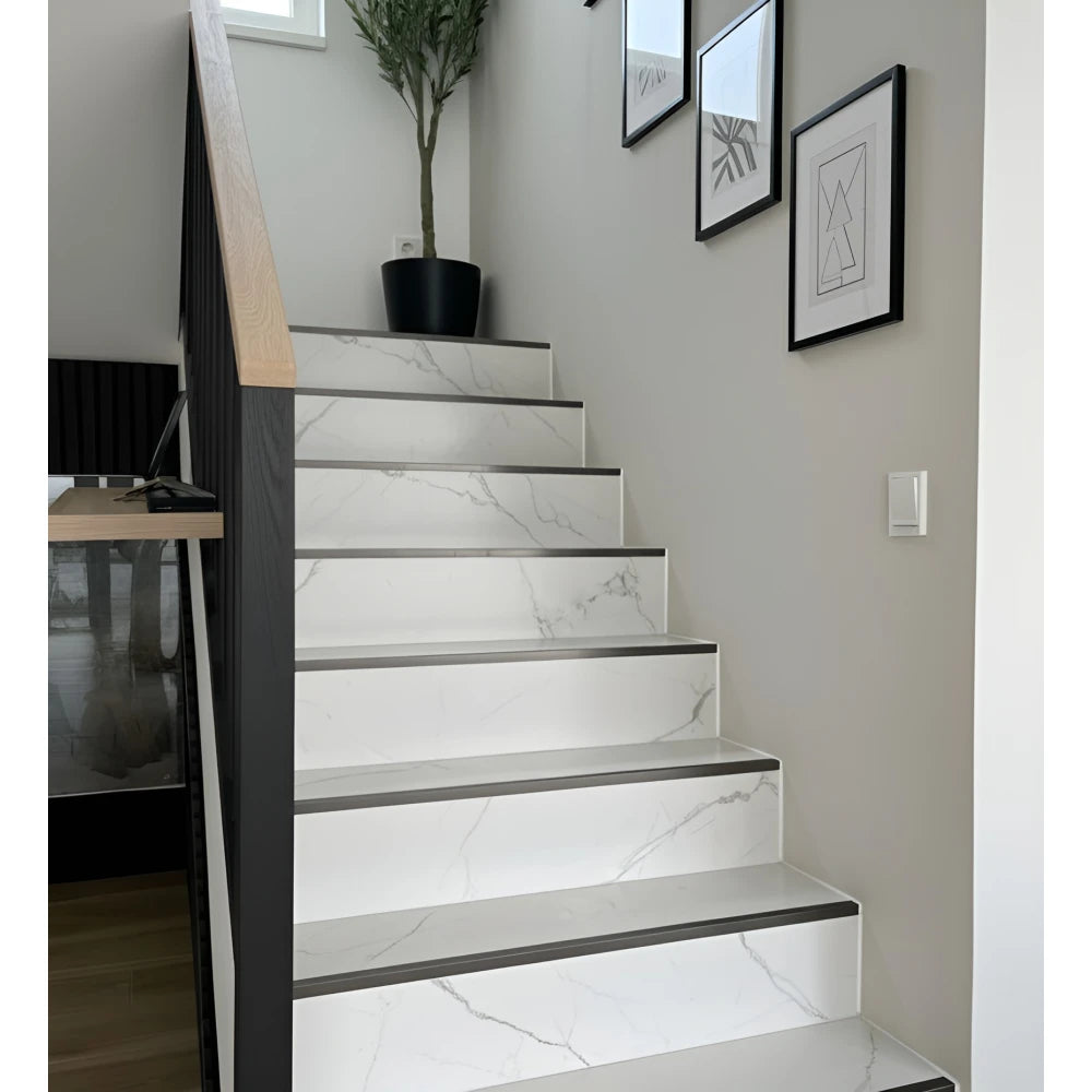 Profil terminatie patrat gresie faianta inox negru periat 12 x 12 x 2700 mm