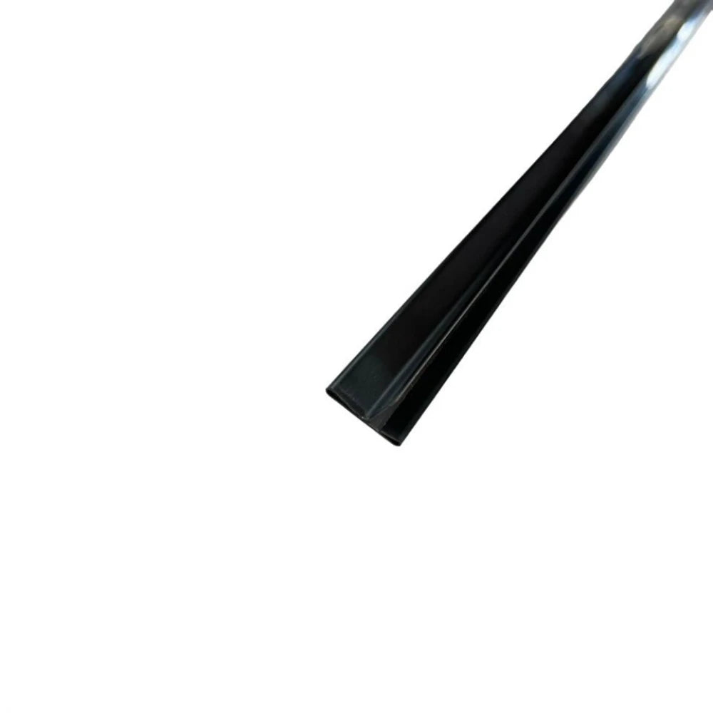 Profil T trecere gresie parchet inox negru brushed 15mm 2700mm 9mm
