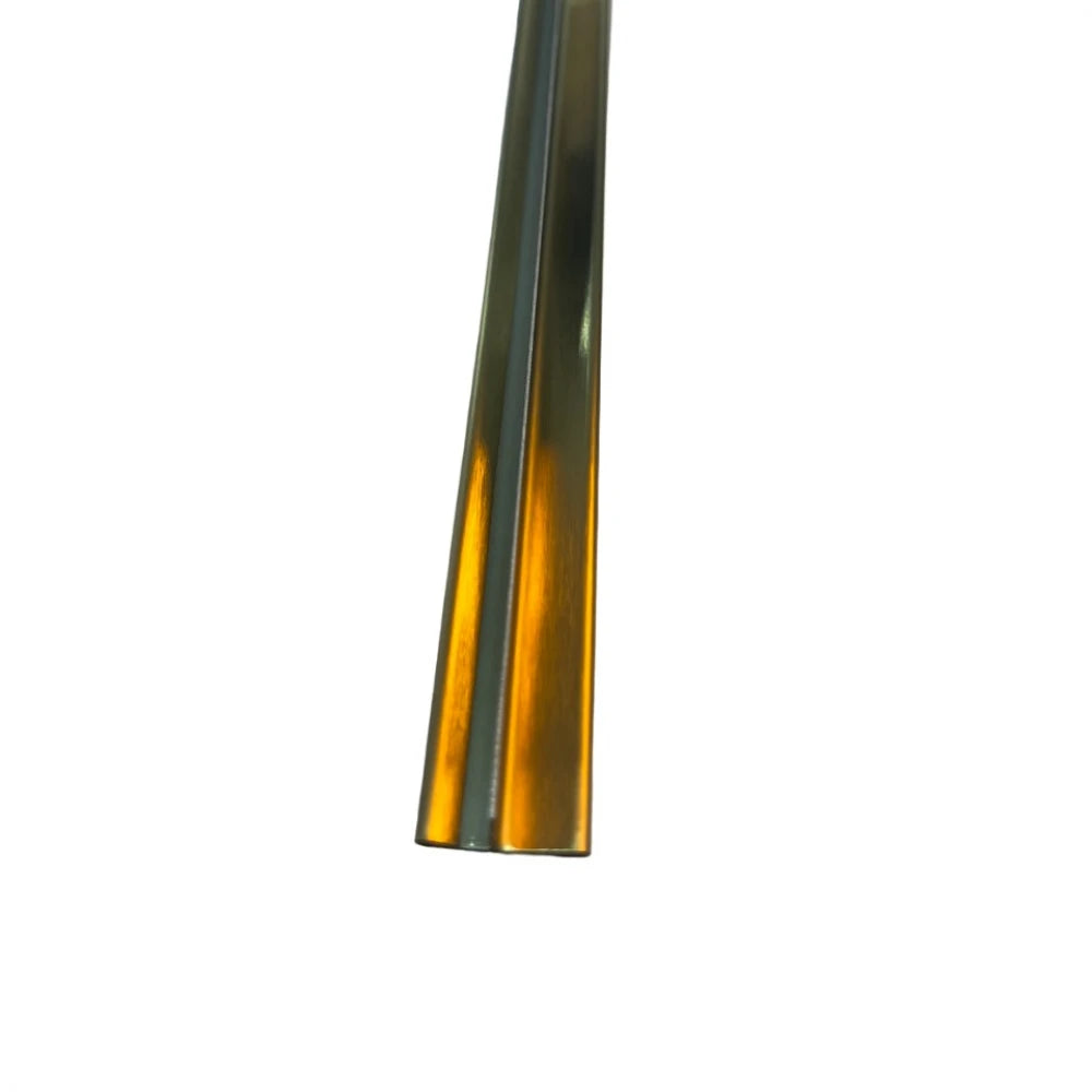 Profil T prag de trecere  inox auriu brush 15x2700 mm