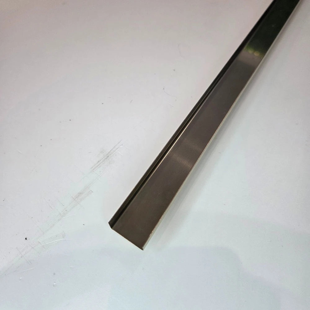 Profil U inox 20 x 9 x 2700 mm auriu brush - brau faianta