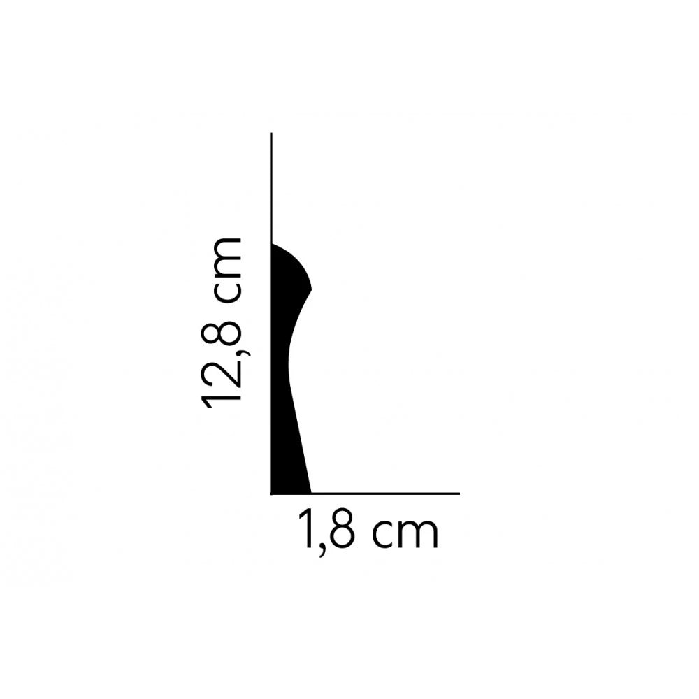 Plinta Polimer Rigid QS003